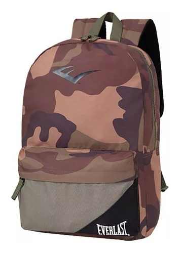 Mochila Everlast Camuflada Deportiva Urbana Militar Escolar