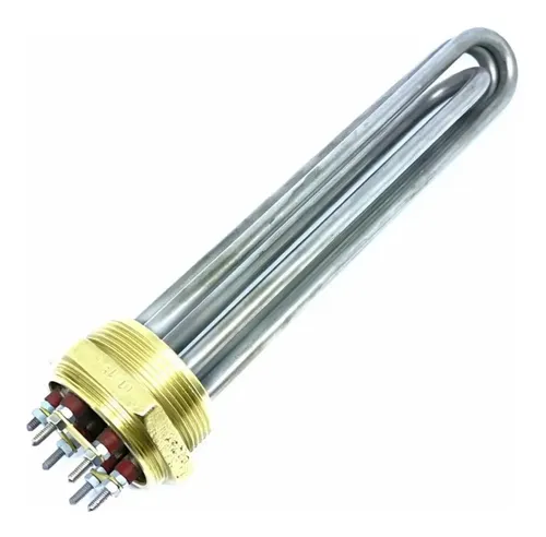 Resistenza Termica Elettrica In Rame Nichelato - Filettatura 1 1/4", 1200W, 230V, Compatibile Cointra