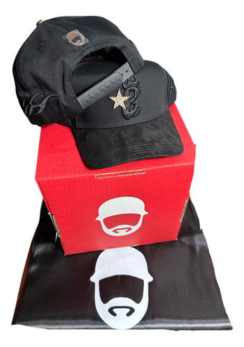 Gorra Barbas Hats B Star Rose Gold 100% Original Con Caja !! Negro Ajustable Lisa