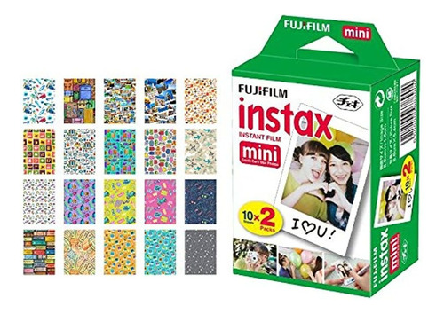 Mini Instant Film 20 Marcos Adhesivos Para Fuji Instax