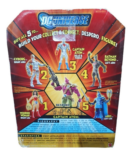Dc Universe Classics Capitán Átomo Variante W4 Baf Despero
