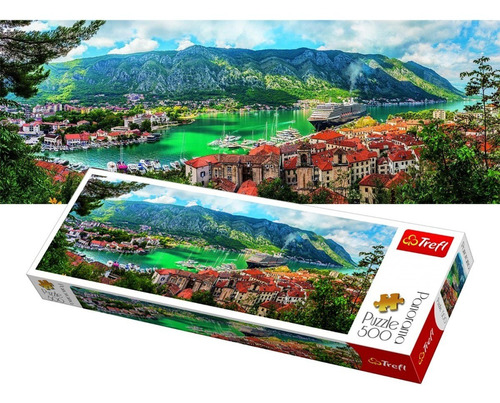 Rompecabezas Trefl Panorama Kotor Montenegro 500 Piezas Nuev