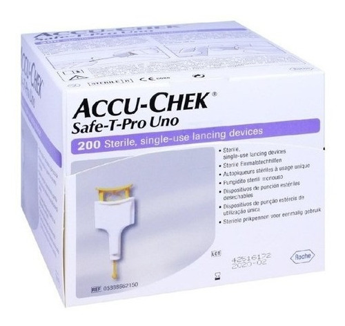 Accu-chek Safe-t-pro Uno C/200 Lancetas Esterilizadas
