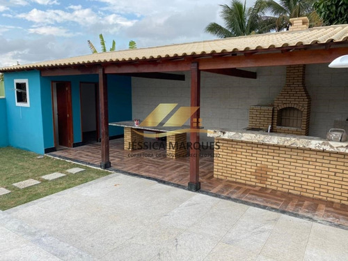 Imagem 3 de 14 de Jmc75_03 Casa De 2 Quartos, Área Gourmet E Piscina Em Unamar