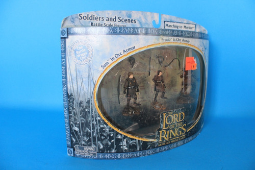 Sam, Frodo & Orc Whipmaster Play Along Lord Of The Rings (Usado)