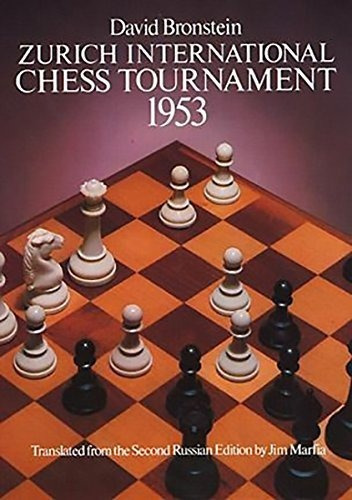 Zurich International Chess Tournament, 1953 (dover..., De David Bronstein. Editorial Dover Publications En Inglés