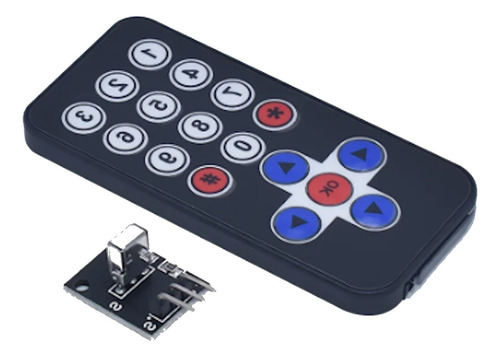 Kit Arduino Control Remoto Infrarrojo Mas Receptor + Cables