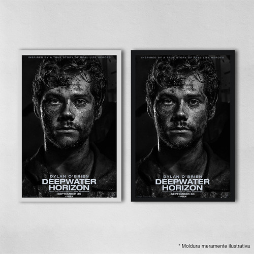 Poster 60x90cm Deepwater Horizon - Dylan Obrien - Filmes 5