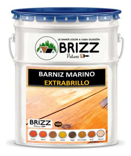 Barniz Marino - Color Caoba 1 Galon Brizz
