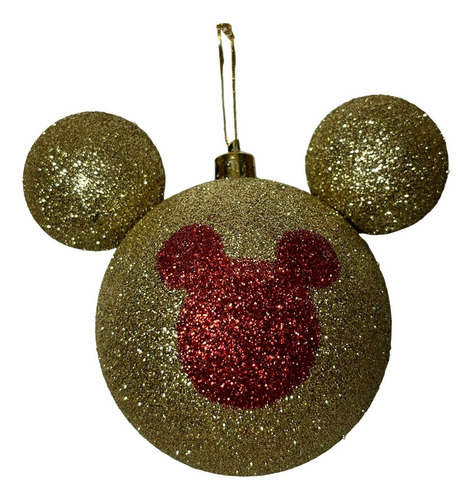 Kit 12 Bolas Enfeites Árvore De Natal Mickey Disney Original