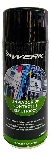 Limpiador De Contactos Electronicos Marca Werk 240ml Electri