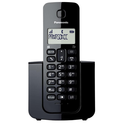 Telefone Panasonic Sem Fio Id Kx-tgb110 Lbb Preto