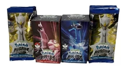 Cartas Pokemon Arceus Mazos Iniciales 1 Y 2 Año + 60 Sobres.