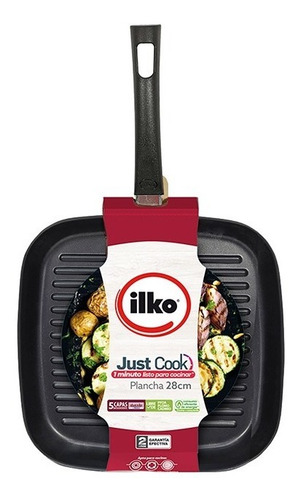 Imagen 3 de 4 de Plancha Grill Ilko 28cm Just Cook