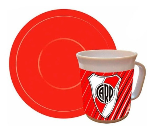 Imagen 1 de 1 de Taza Con Plato River Ri053 Cresko