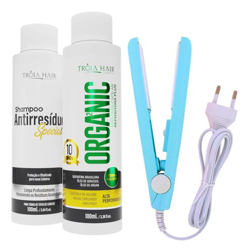 Kit Progressiva Organic 100ml + Mini Chapinha Tróia