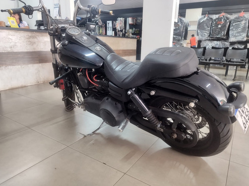 Moto Harley Davdson Dayna Fxdc, 2012, Azul, Com Sissi Bar,