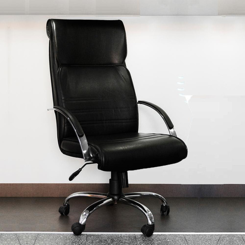 Imagen 1 de 5 de Sillón Gerencial Mito Cromado Homeoffice | Contado