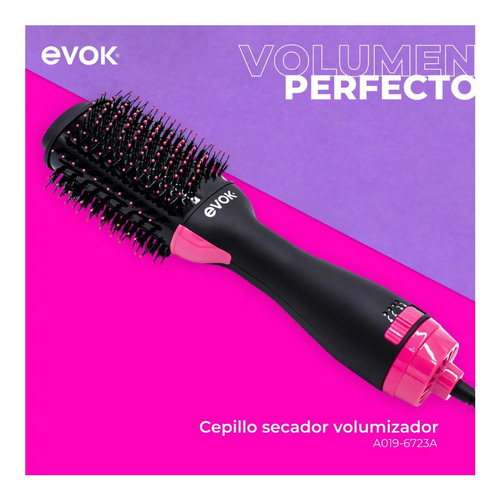 Cepillo Secador Voluminizador Original Evok | MercadoLibre