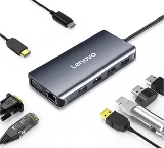 Adaptador 8en1 Usb C Hub Hdmi Para Galaxy S10 Note 10 9 8 S9