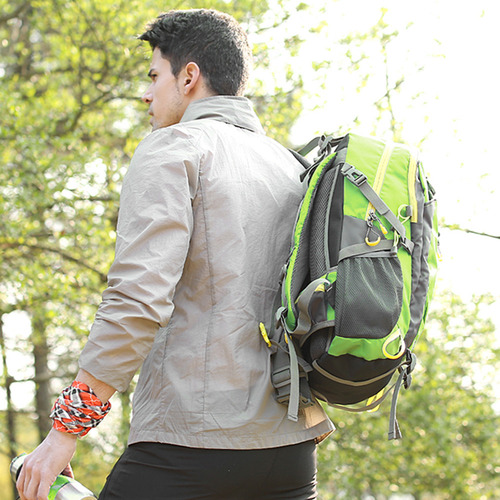 Mochila De Viaje De 40 L Para Acampar, Senderismo, Portátil