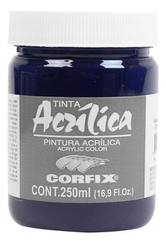 Tinta Acrílica Corfix 250ml Violeta Permanente 81 G2