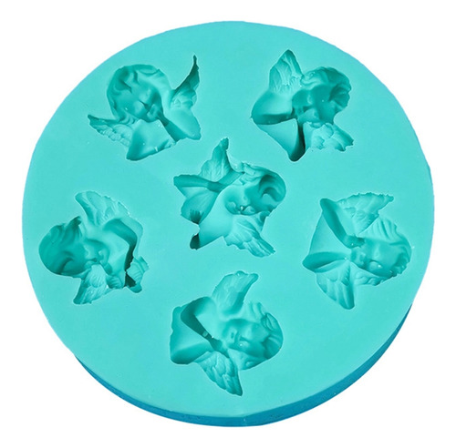 Molde De Silicona Angel Baby (2 #mold), Para Fondant, Chocol