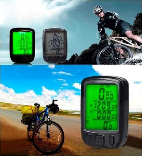 Velocímetro Odômetro Computador Bicicleta Bike Luz Noturna