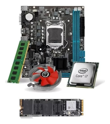 Cpu Computador Intel Core I7 / 16gb Ram / Ssd 256/ Wi-fi