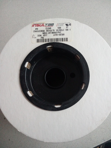 Aislante Eléctrico Pvc Manguera 2 Mm Cal 16 Rollo 50 Mts