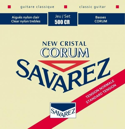 Encordado Guitarra Savarez New Cristal Corum Varias/tensione