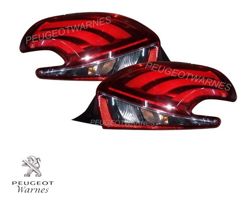 Jgo Faros Traseros 3d 100% Original Peugeot 208 Gti 16-18