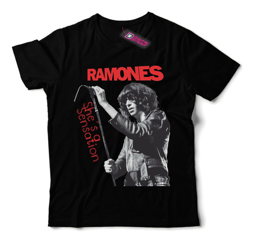 Remera The Ramones She´s A Sensation 43 Dtg Premium