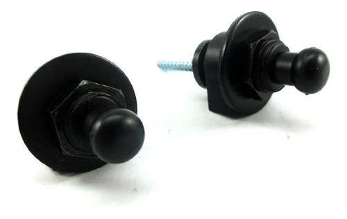 Imagem 2 de 4 de Trava Strap Lock P Correias Custom Sound Preto (par)