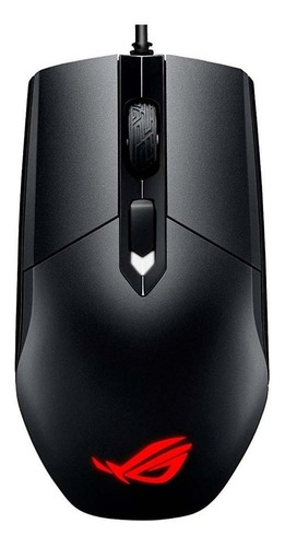 Imagem 1 de 2 de Mouse para jogo Asus  ROG Strix Impact preto