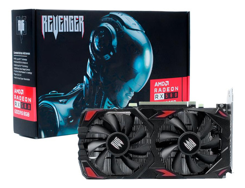 Placa de vídeo AMD Revenger  Rx 500 Séries Radeon RX 500 Series G-RX580-8G 8GB