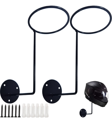 Gxxmei 2 Soportes Para Casco De Motocicleta, Soporte De Met.