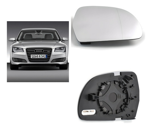 Luna Espejo Lateral Derecho Compatible Con Audi A8 2007-2010