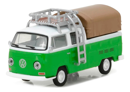 Vw Combi Type 2 Pick Up 1971 V Dub Greenlight Escala 1/64 Color Verde