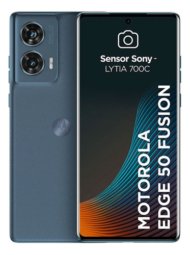 Smartphone Motorola Edge 50 Fusion Blue 5g 256gb 16gb Ram Cor Azul - Excelente (Recondicionado)