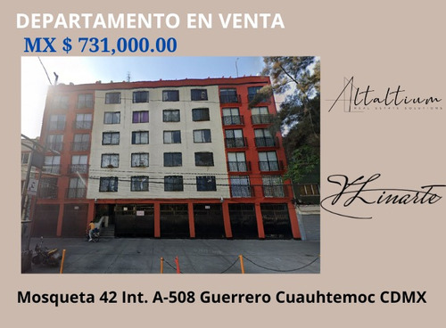 Departamento En Venta En Cuahutemoc Cdmx I Vl11-za-123