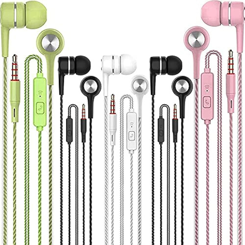 Kamon 5 Pack Auriculares Auriculares Con Control Remoto Y Mi