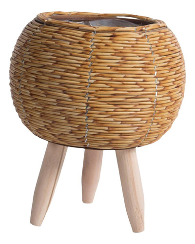 Cesta Tejida For Planta Con Patas Maceta Patas De Pie De