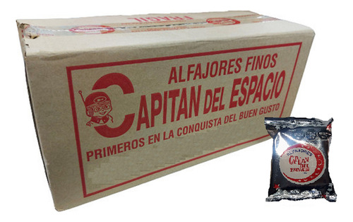 Alfajor Capitan Del Espacio 2 Cajas Blancos Ddl 72 Unidades