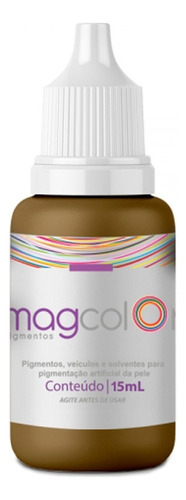 Pigmento Mag Colors 15ml Micropigmentação - Varias Cores Cor Castanho Claro
