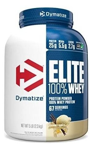 Dymatize Elite 100% Whey Proteina 5 Lb Gourmet Vanilla