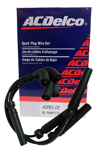 Cables Bujías Aveo 1.6 Daewoo Nubira Lanos 1.6 Acdelco