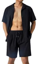 Comprar T Conjunto Camisa Hombre Pantalones Cortos Casual Moda Playa