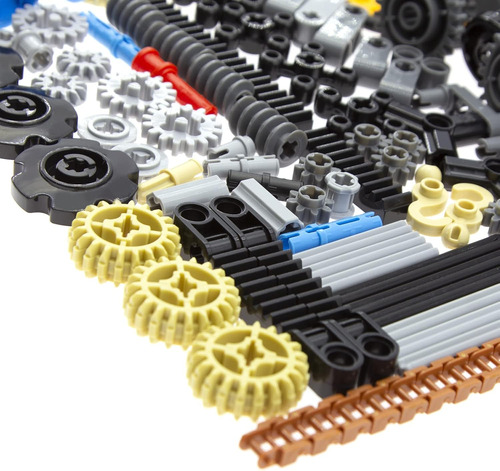 116pcs Technic-parts Engrenagens-eixo-pino-conexão Compat...