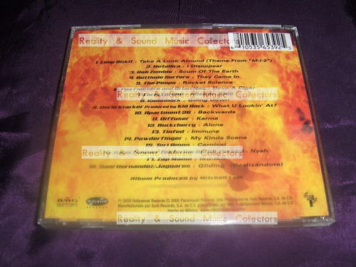 Mision Imposible 2 Cd Metallica Saul Hernandez Rob Zombie Us (Usado)